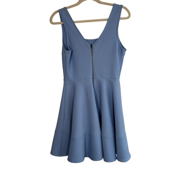 Lulus Home Before Daylight Periwinkle Skater A-line Mini Dress Sz L - Picture 3 of 8